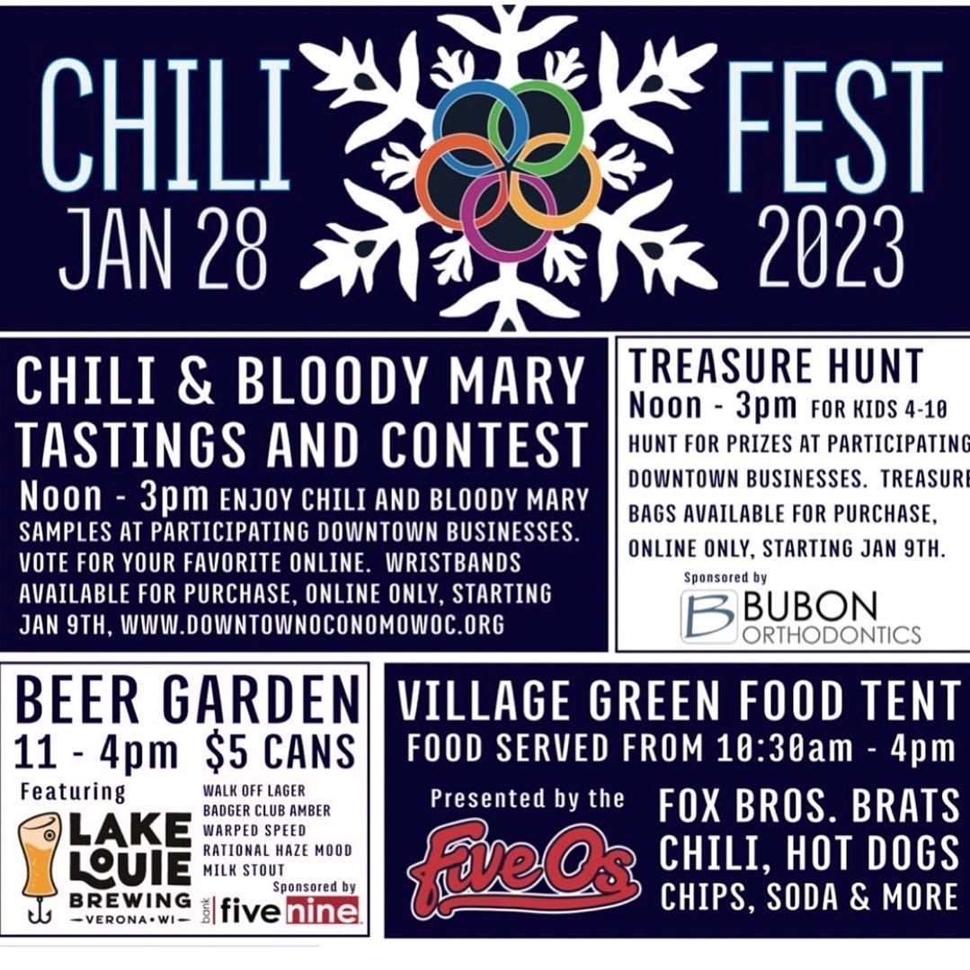 Downtown Oconomowoc ChiliFest 2023