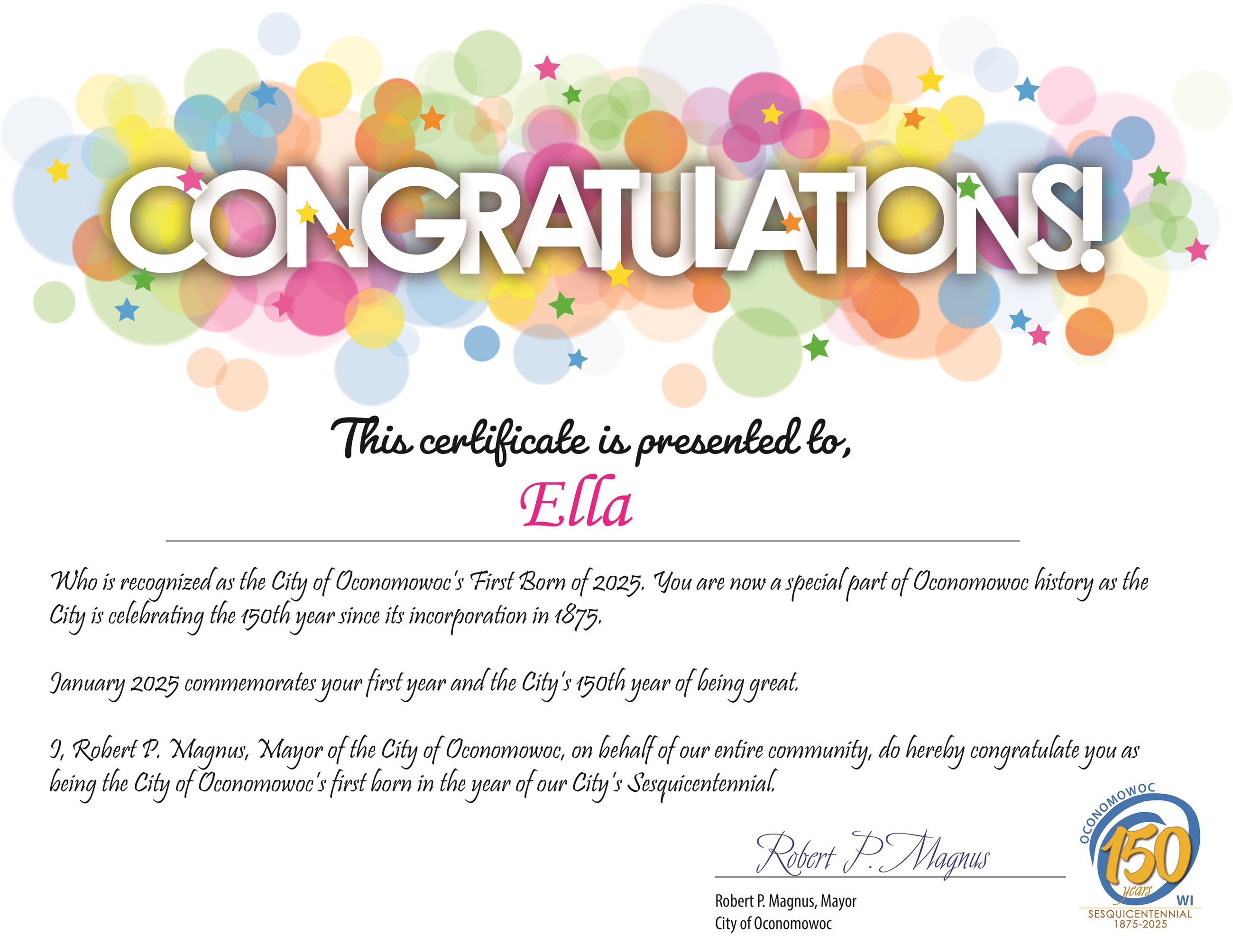 First Baby Gift Certificate1