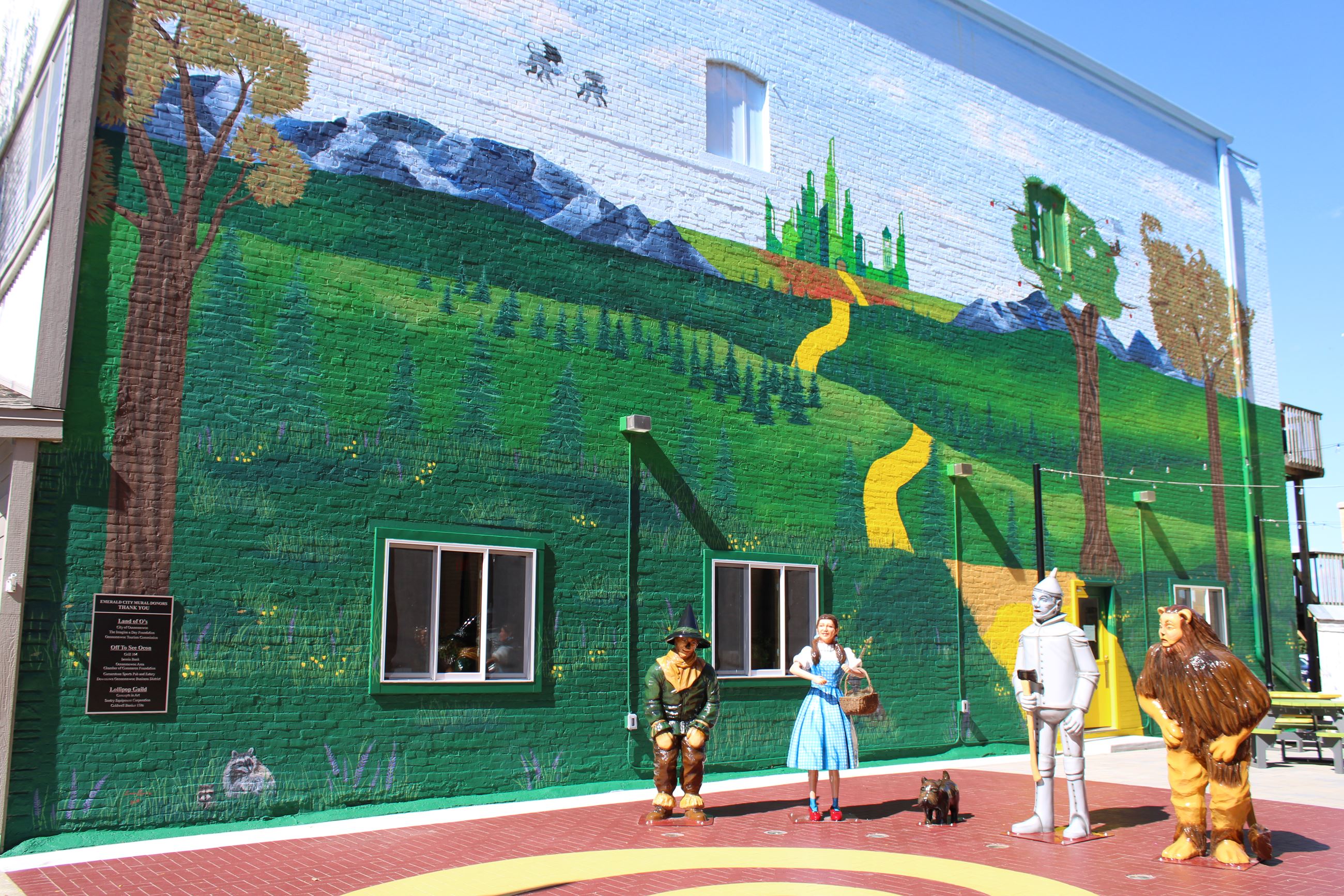 Characters with Mural