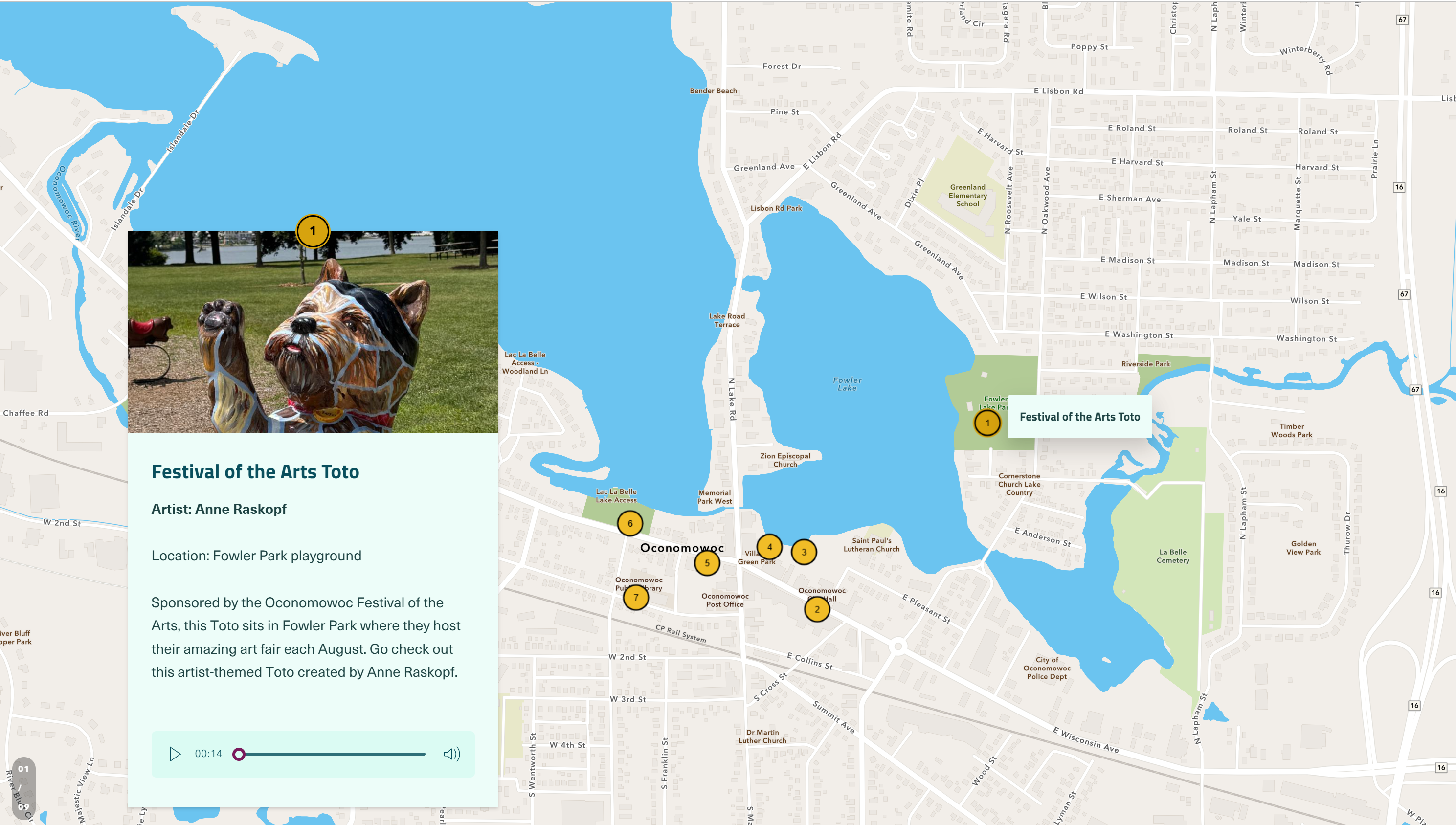 Screenshot: Toto GIS Map