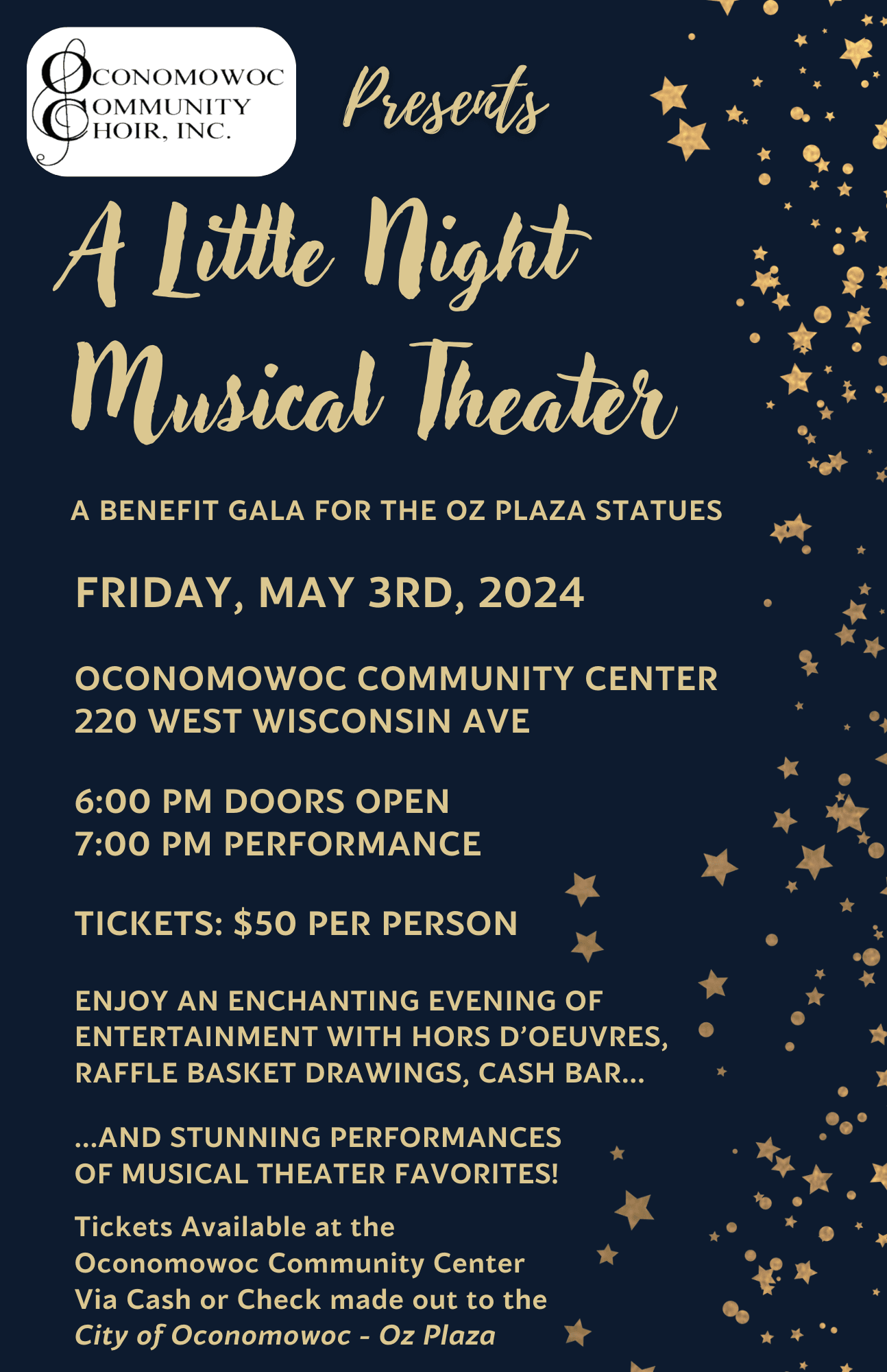 A Little Night Musical Theater Gala Poster